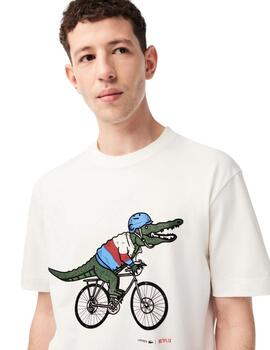 Lacoste Tee-Shirt Farine/Sex Education