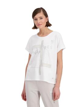 Monari T-Shirt Schmuckmix White