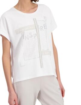 Monari T-Shirt Schmuckmix White