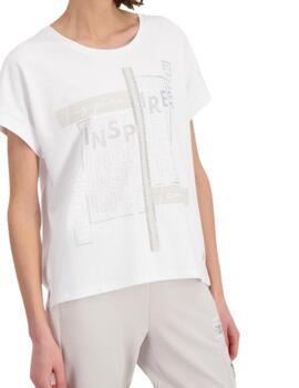 Monari T-Shirt Schmuckmix White