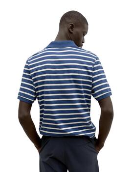 Ecoalf Stripesalf Polo Man Navy / Off White