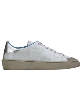 Blauer Calzado Man Leather/Suede/Net Sneaker White