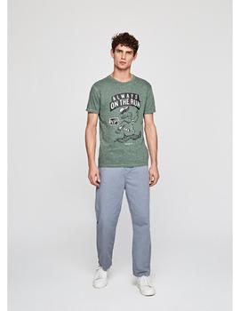 Camiseta Pepe Jeans Estampado Delantero Nelson Para Hombre