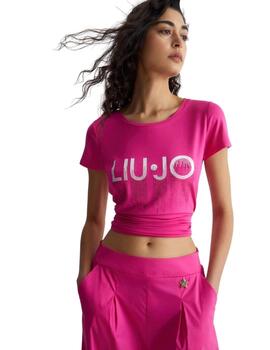 Liujo T-Shirt  Dk.Fuxia/Liujo Stras