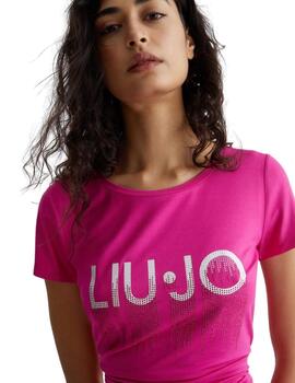 Liujo T-Shirt  Dk.Fuxia/Liujo Stras