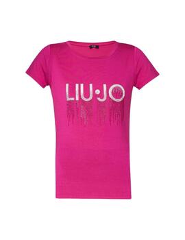 Liujo T-Shirt  Dk.Fuxia/Liujo Stras