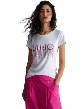 Liujo T-Shirt  B.Co/Liujo Strass