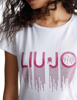 Liujo T-Shirt  B.Co/Liujo Strass