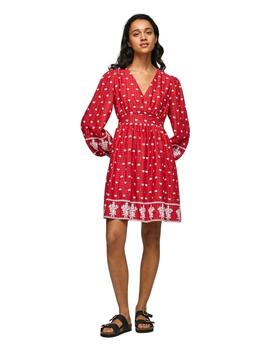 Pepe Jeans Vestido Studio Red