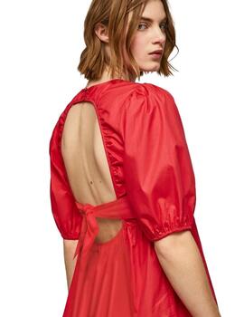 Pepe Jeans Vestido Studio Red