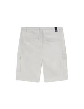 Gas Pantalones Old Gab. Bicol. Str. White