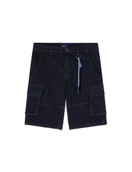 Gas Pantalones Old Gab. Bicol. Str. Navy Blue