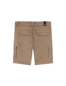 Gas Pantalones Old Gab. Bicol. Str. Sand Beige