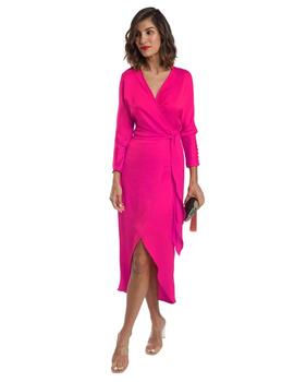 Alba Conde Vestido Fucsia