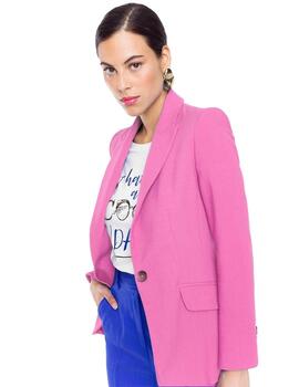 Alba Conde Chaqueta Rosa