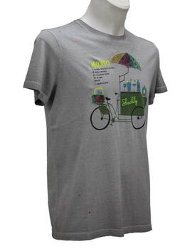 Shockly Camiseta S  Ts-Mojito Grey