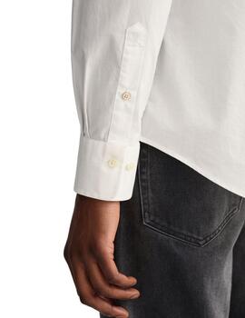 Gant  Camisa Slim Broadcloth Bd White