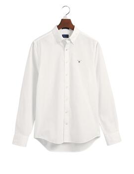 Gant  Camisa Slim Broadcloth Bd White