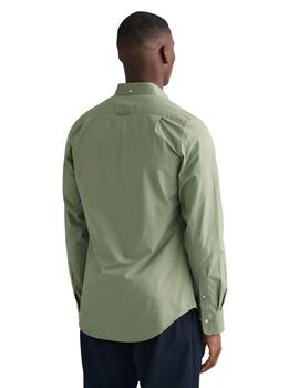 Gant  Camisa Slim Broadcloth Bd Kalamata Green