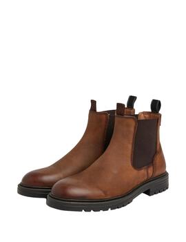 Pepe Jeans Botas Logan Chelsea Cognac Brown