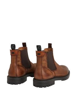 Pepe Jeans Botas Logan Chelsea Cognac Brown