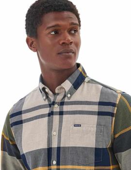 Barbour Camisa Fant. M/L Forest Mist