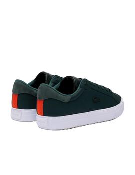 Lacoste Powercourt Wntr 223 1 Sma Dk Grn/Wht