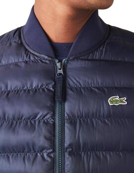 Chaleco acolchado de hombre Lacoste en material hidrófugo