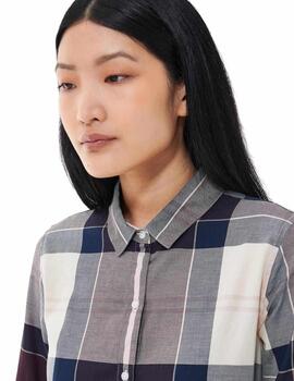Barbour Camisa Cloud/Black