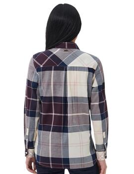Barbour Camisa Cloud/Black