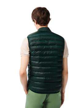 Chaleco acolchado de hombre Lacoste en material hidrófugo
