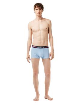 Lacoste Pack De 3 Boxers Courts Marine/Royaume-Pan
