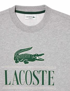 Lacoste Sweatshirt Argent Chine