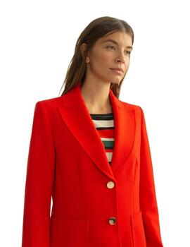 Alba Conde Chaqueta Rojo