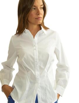 Alba Conde Blusa Blanco