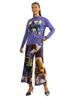 Alba Conde Camiseta Violeta
