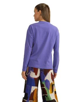 Alba Conde Camiseta Violeta