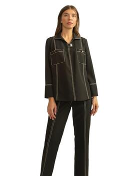 Alba Conde Blusa Negro