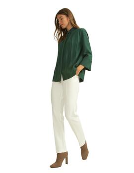 Alba Conde Pantalon Blanco