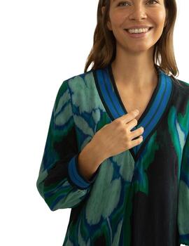 Alba Conde Vestido Azul
