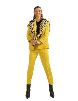 Alba Conde Pantalon Amarillo