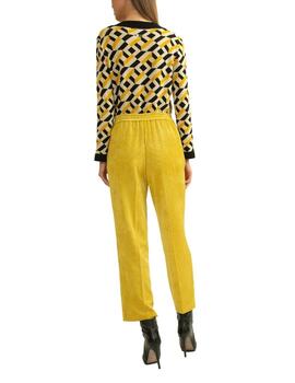 Alba Conde Pantalon Amarillo