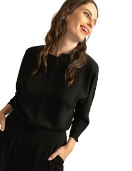 Alba Conde Blusa Negro