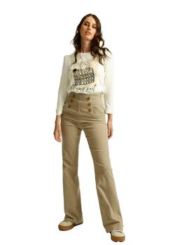 Alba Conde Pantalon Piedra