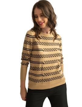 Alba Conde Jersey Camel