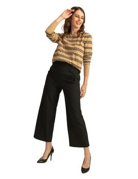 Alba Conde Jersey Camel