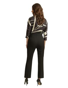 Alba Conde Pantalon Negro