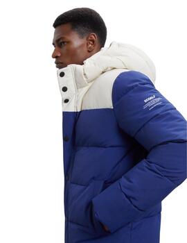 Ecoalf Jannualf Jacket Man Blue Print