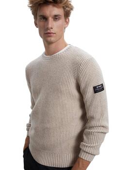Ecoalf Meraalf Knit Man Taupe Melange