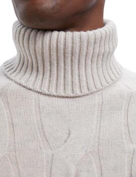 Ecoalf New Brunalf Knit Man Beige Melange